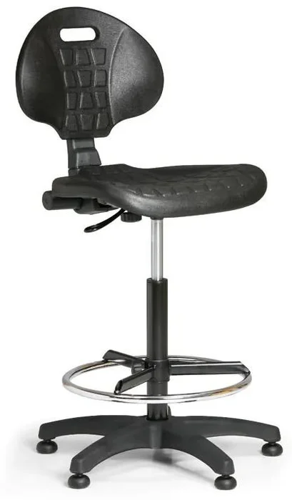 Ergonomická kancelářská židle s kluzáky a nastavitelnou výškou