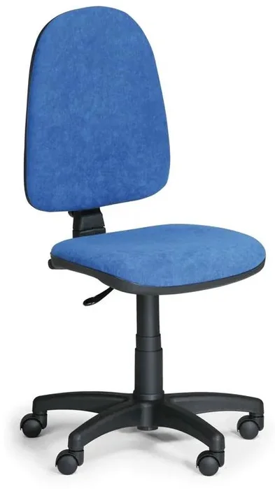 Ergonomická kancelářská židle TORINO v elegantní modré, bez područek