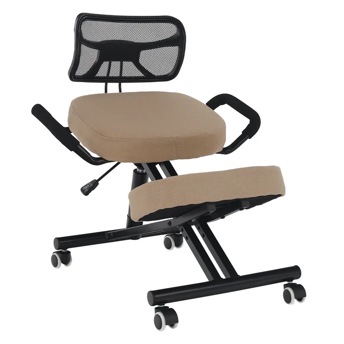 Ergonomická klekačka RUFUS béžová/černá