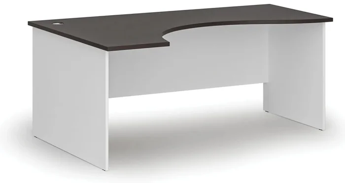 Ergonomický kancelářský stůl PRIMO WHITE 180x120 cm levý