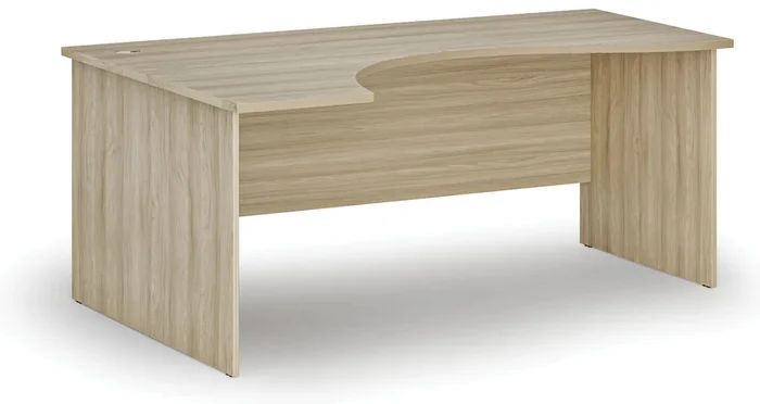 Ergonomický pracovní stůl PRIMO WOOD 180x120 cm levý