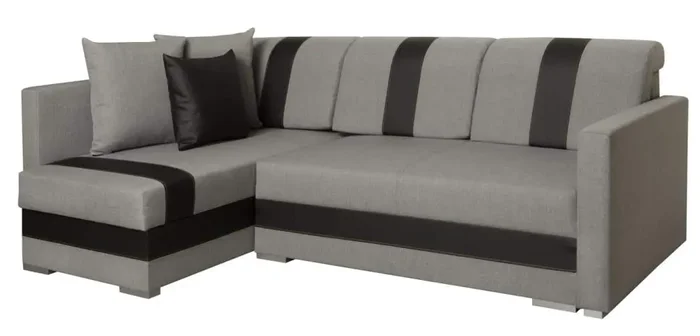 Falco rohová sedačka Alba L Inari 91 – Eko černá