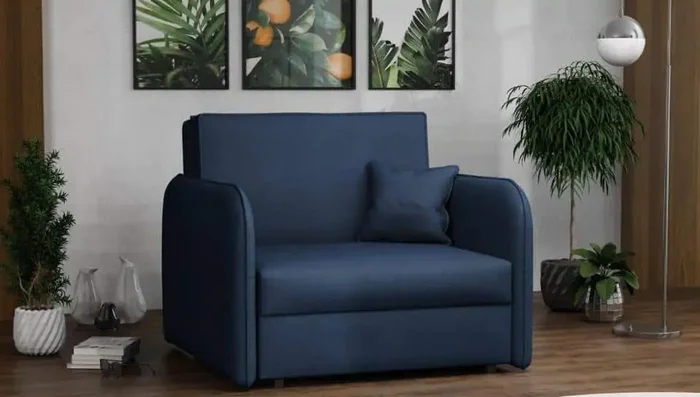 Falco Vivian Loft Rozkládací křeslo 80×196 cm, tmavě modrá