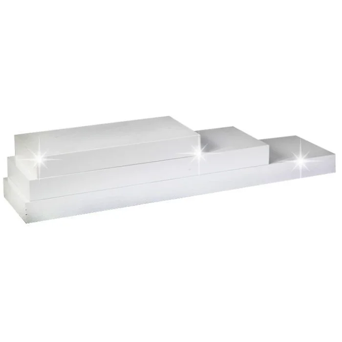 FARA police 120×25 cm, bílý lesk