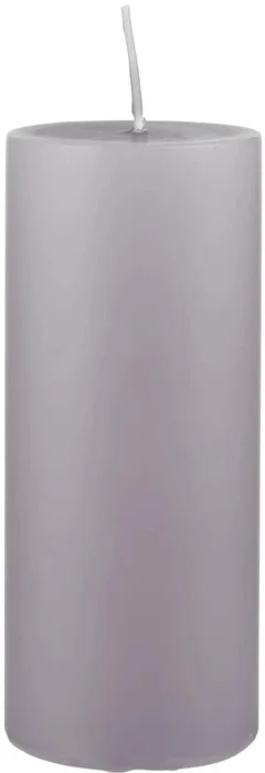 Fialová sloupová svíčka Dusty Lilac 15 cm
