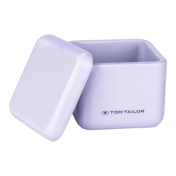 Fialový organizér na vatové tampony Tom Tailor T-Rounded