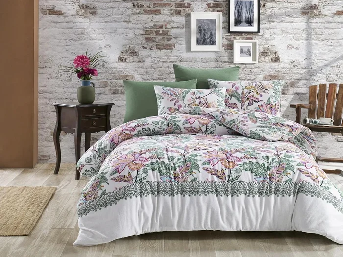 Flanelové povlečení Romantic Garden TiaHome 2dílné set
