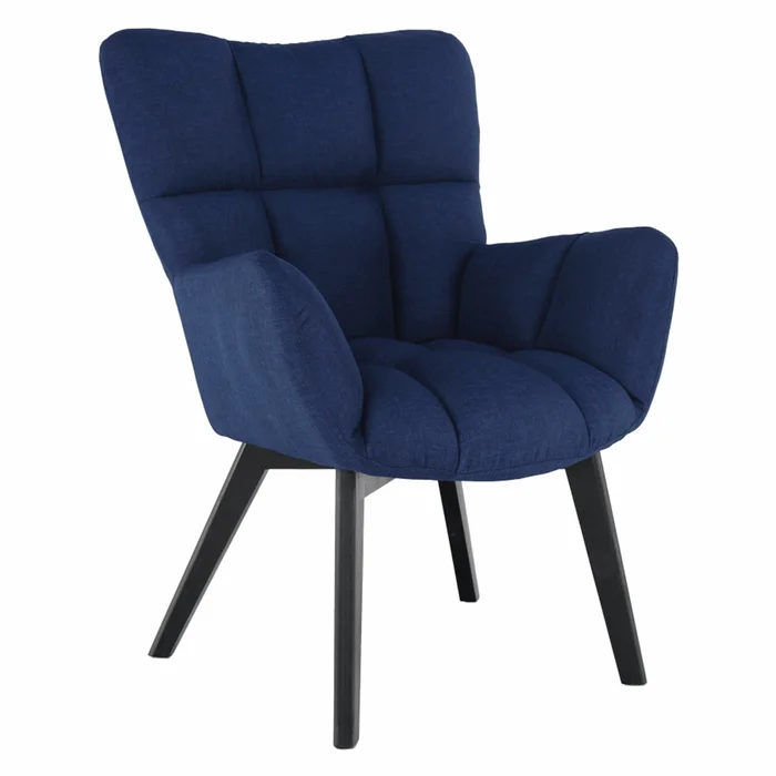 FONDAR Designové křeslo modrá/černá