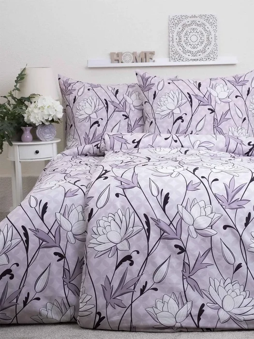 Francouzské bavlněné povlečení Pivoňka