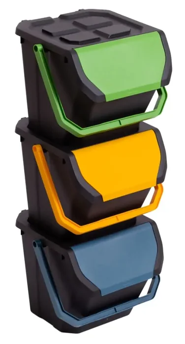 FRIDA 3×25 L – set košů pro tříděný odpad