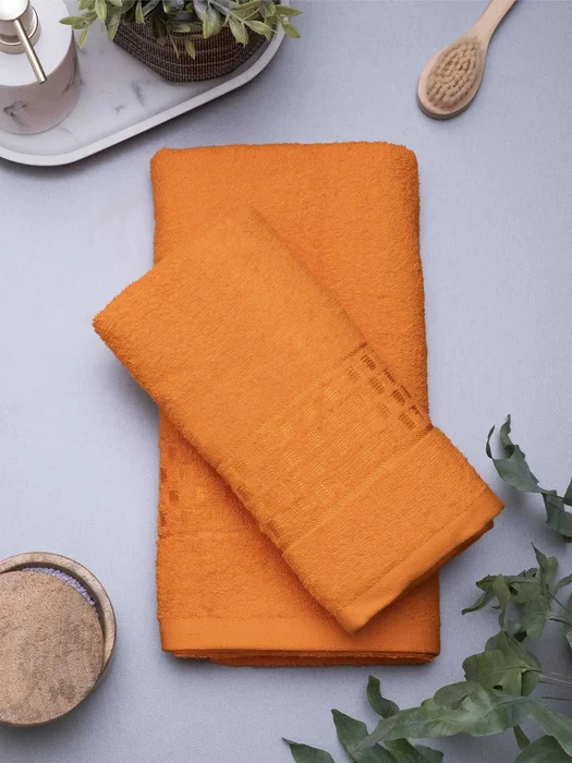 Froté osuška Paolo oranžová 70 × 140 cm