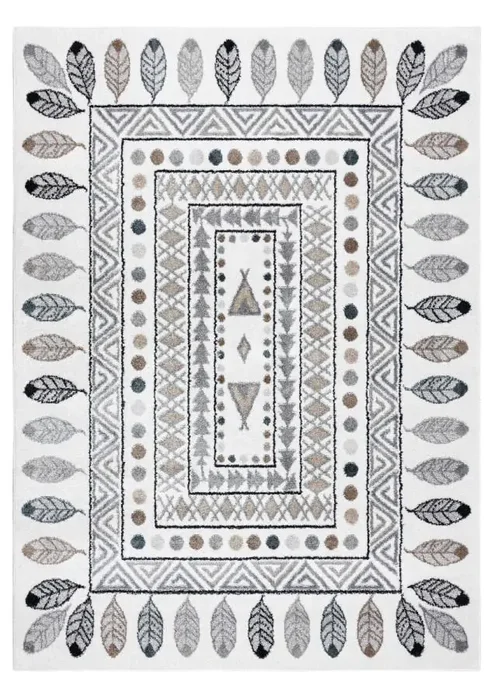 Fun Teepee cream – dětský kusový koberec 80×150 cm