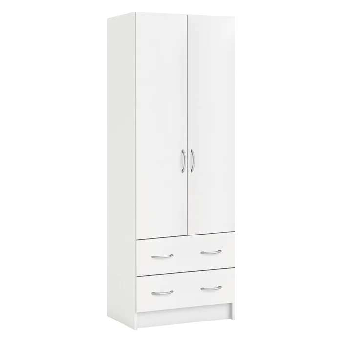 GEBROULAZ 2D2S – policová skříň, bílá