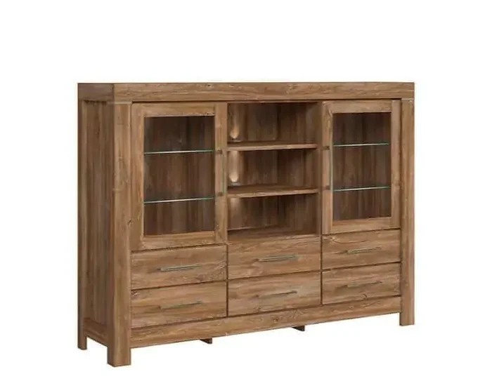 Gent komoda KOM2W6S/13/17, dub Stirling