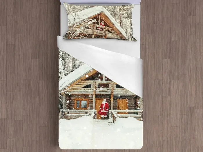 Gipetex Natural Dream 3D Italské bavlněné povlečení Santa