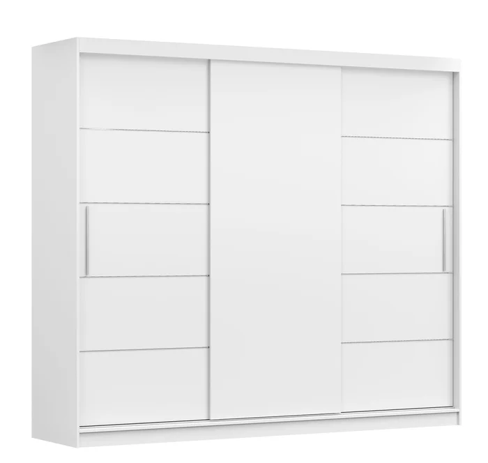 GOFREDO II šatní skříň bez zrcadla – bílá
