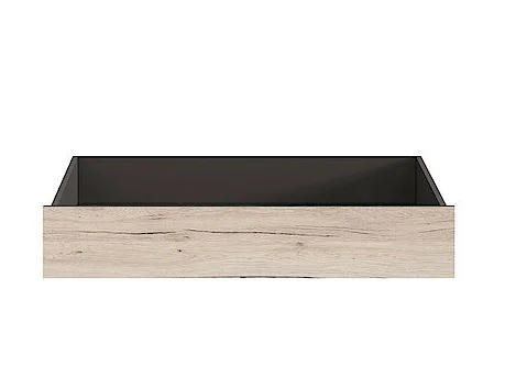 GOFRY šuplík pod postel – dub san remo světlý/šedý wolfram (98 × 79,5 × 17 cm)
