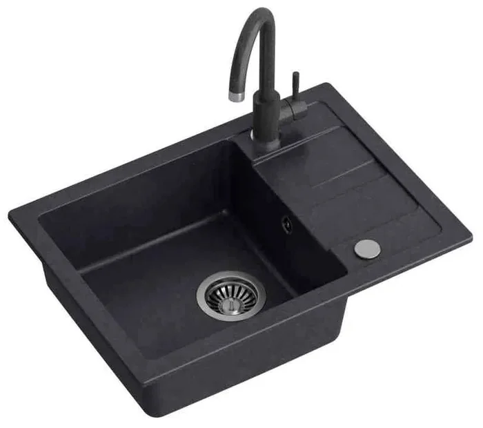 Granite Sink GO-SMART černý s baterií