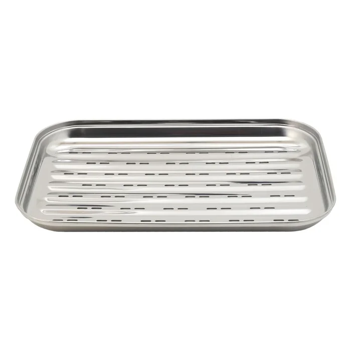 Grilovací tácek z nerezové oceli Cattara Baron 34x24 cm
