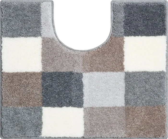 GRUND Koupelnová předložka BONA s výřezem 50x60 cm