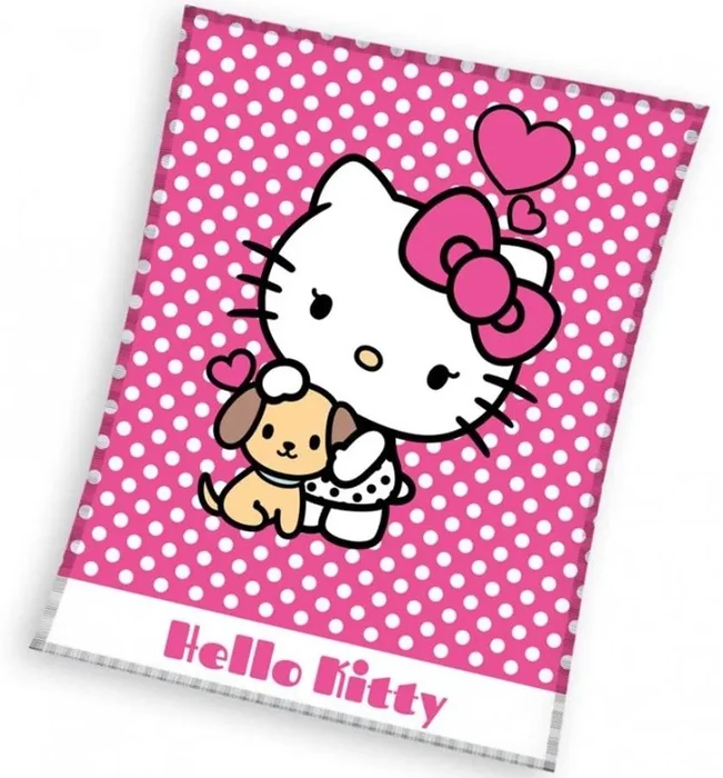 Hello Kitty Coral fleece deka 130x170 cm