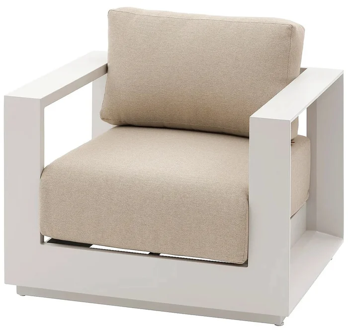 Hliníkové křeslo MADRID cappuccino