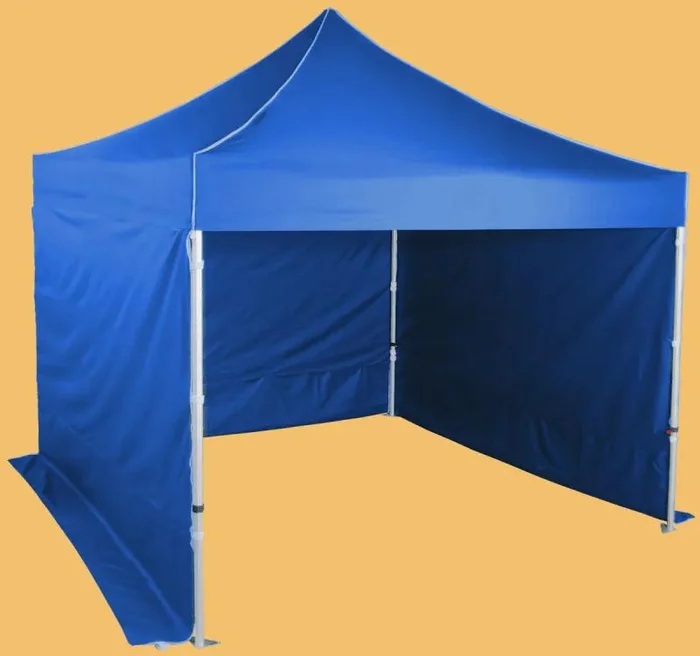 Hliníkový hexagon stan 3x3m - Modrý