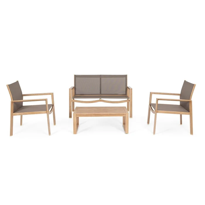 Hliníkový lounge set Kallen pro 4 osoby