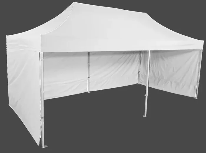 Hliníkový nůžkový stan 3x6m bílý