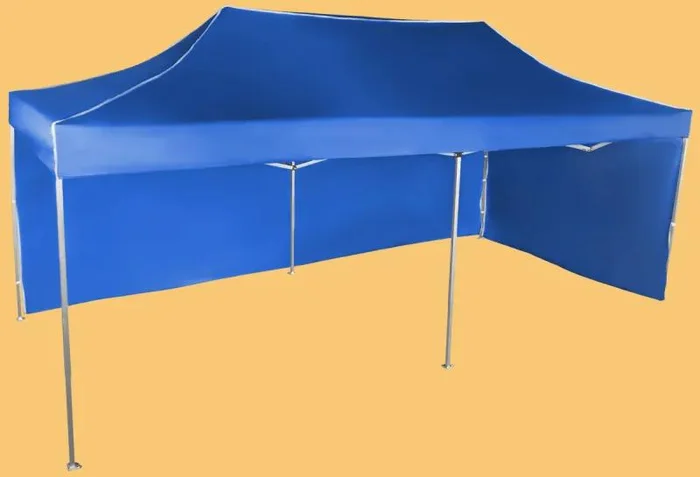Hliníkový párty stan 3x6 m s bočními plachtami