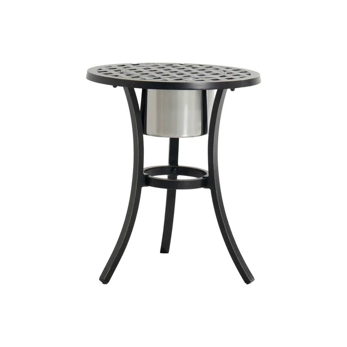 Hliníkový zahradní odkládací stolek Rosario Ø 54,5 cm
