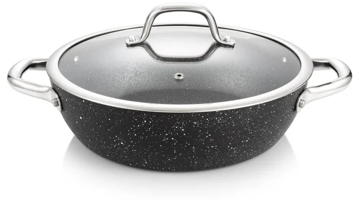 Hluboká pánev PRESIDENT Stone s poklicí 26 cm