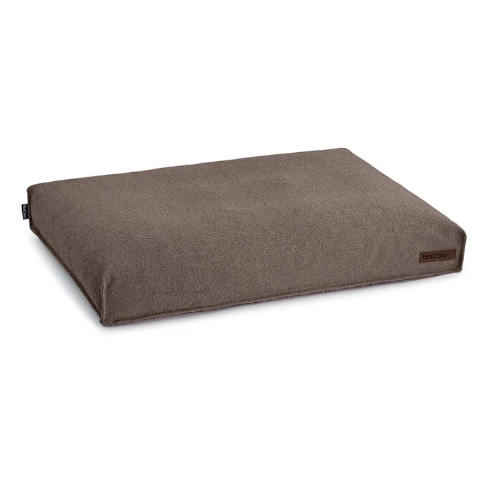 Hnědá psí matrace bouclé 120x90 cm MiaCara