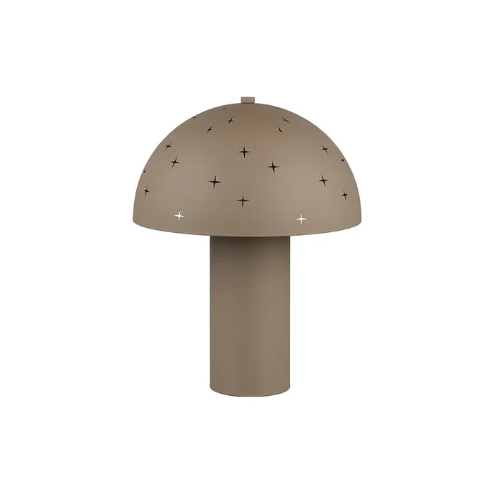 Hnědá stolní lampa Seta Trio