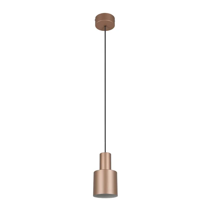 Hnědé závěsné kovové svítidlo Agudo 12 cm