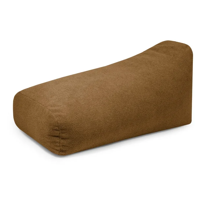 Hnědý bouclé sedací vak Snug 130