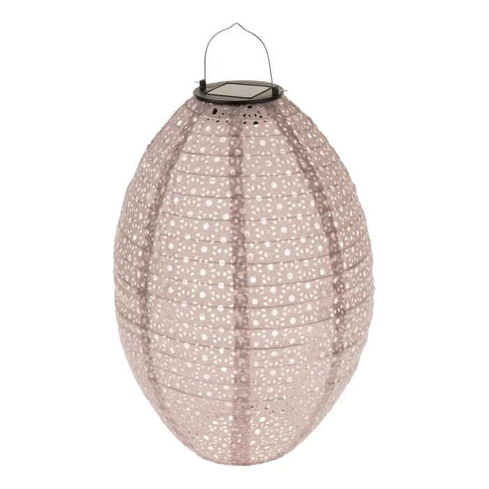 Hnědý dekorativní lampion 25 cm