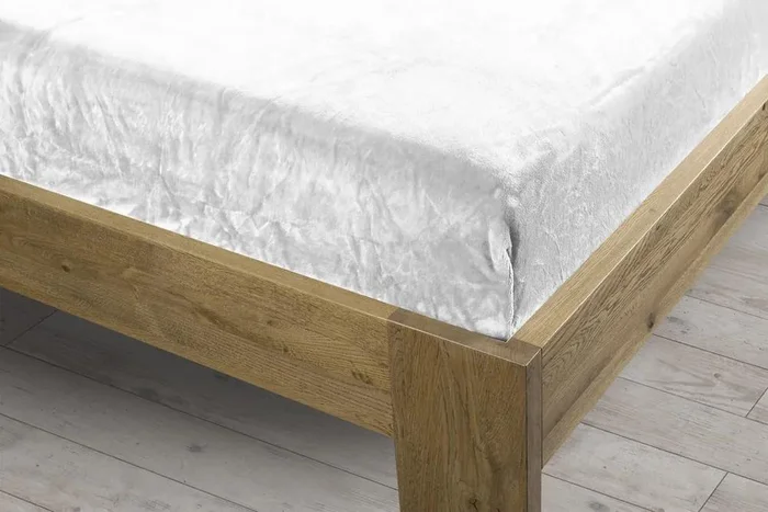 Homeville Mikrovláknové Prostěradlo 90x200 cm Bílá