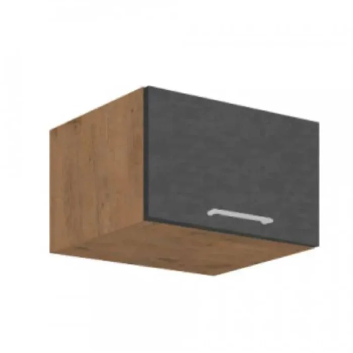 Horní skříňka VEGA 60 Nagu-36 1F, dub lancelot / šedá matná