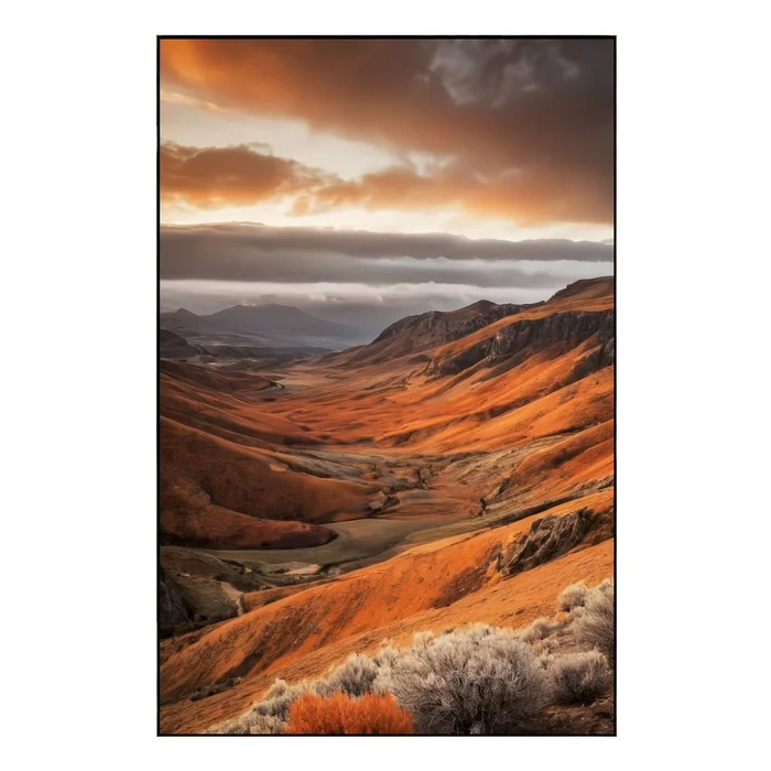 Horská scenérie 60x90 cm