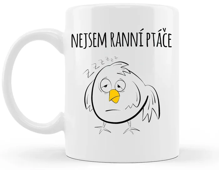 Hrneček Nejsem ranní ptáče 330 ml