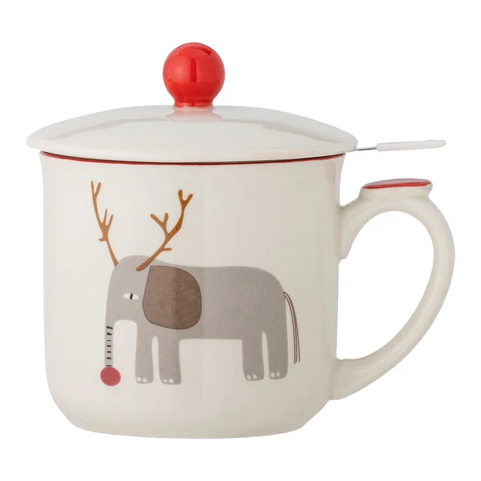 Hrnek s vánočním motivem a sítkem, 300 ml