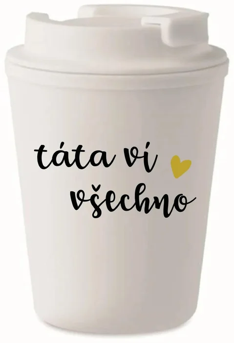 Humoristický termohrnek TÁTA VÍ VŠECHNO 300 ml