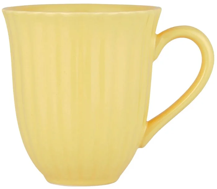 IB Laursen Žlutý keramický hrnek MYNTE LEMONADE