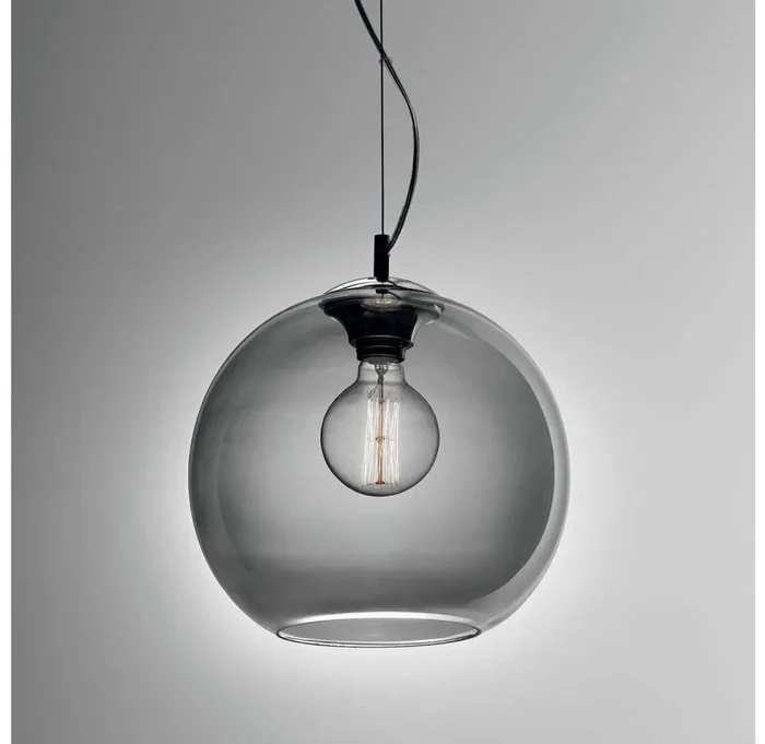 Ideal Lux NEMO Lustr na lanku 30 cm kouřový