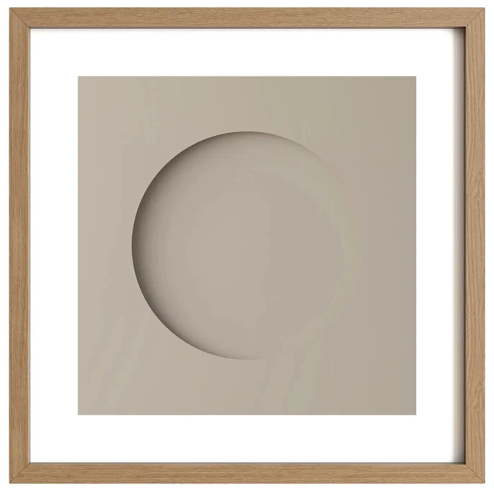 Idealform Poster No. 1 Minimalistické kruhové motivy Smokey Taupe