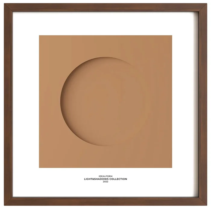 Idealform Poster No. 1 Minimalistický kruh Terracotta
