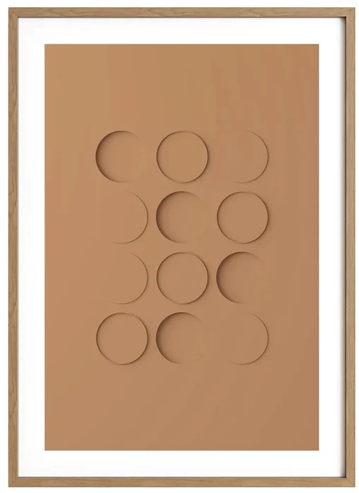 Idealform Poster No. 3 Terracotta Shadow