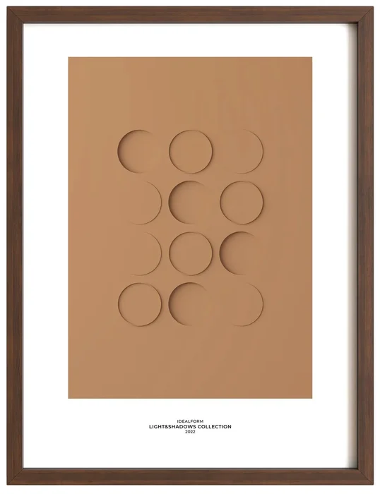 Idealform Poster No. 4 Shadow Terracotta 300x400 mm