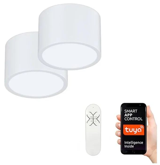 Immax Neo 07024L - Chytré LED stropní svítidlo, stmívatelné, změna teploty bílé, 2 ks